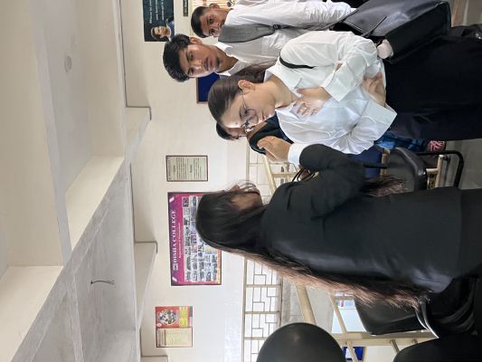 WELCOMING OF NEW STUDENTS